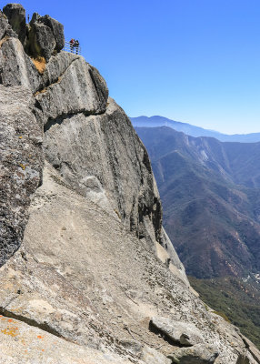 The peak of Moro Rock from the Moro Rock Trail in Sequoia National Park