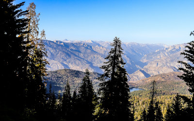 View of the Kings Canyon wilderness from Panoramic Point in Kings Canyon National Park
