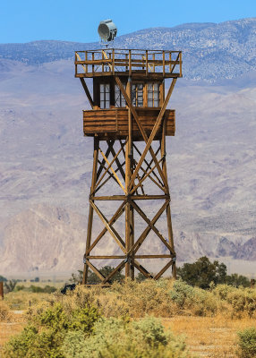 Guard Tower in Manzanar National Historic Site