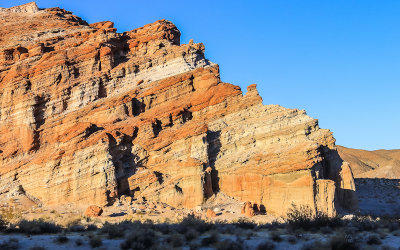 Red rock layers in Red Rock State Park