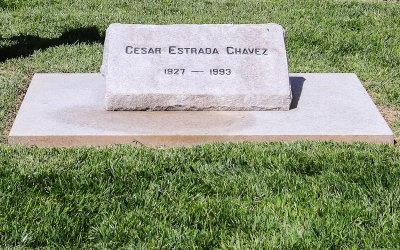 Grave of Cesar Estrada Chavez in Cesar E. Chavez National Monument