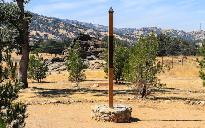 Peace Pole and the Martyrs Rock in Cesar E. Chavez National Monument