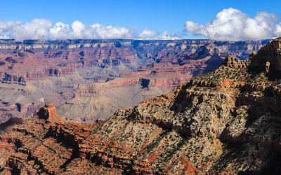 View from the Pipe Creek Vista along the South Rim in Grand Canyon NP