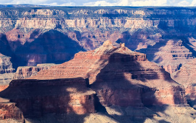 Malagosa Crest as seen from Moran Point along the South Rim in Grand Canyon NP