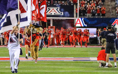 Arizona pregame begins at Arizona Stadium