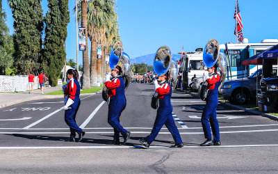 Arizona Band members on the mall