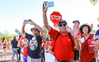 Class of 1968 enjoys the parade before they join in