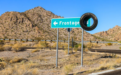 Sonoran National Monument along Interstate 8 in central Arizona