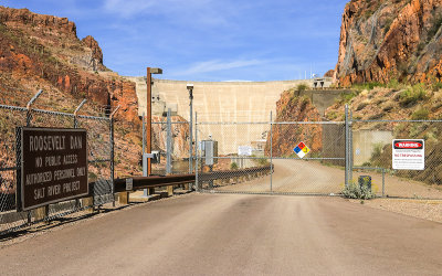 Roosevelt Dam in the Tonto National Forest near Phoenix Arizona