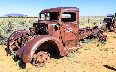 Old rusting truck on the way to Grand Canyon-Parashant National Monument in Arizona