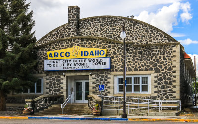 Arco Idaho; First city in the world to be lit by atomic power (July 17, 1955)