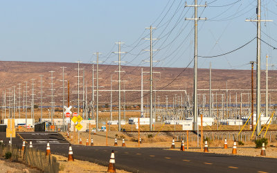 The Beacon Solar Project Plant near California City California