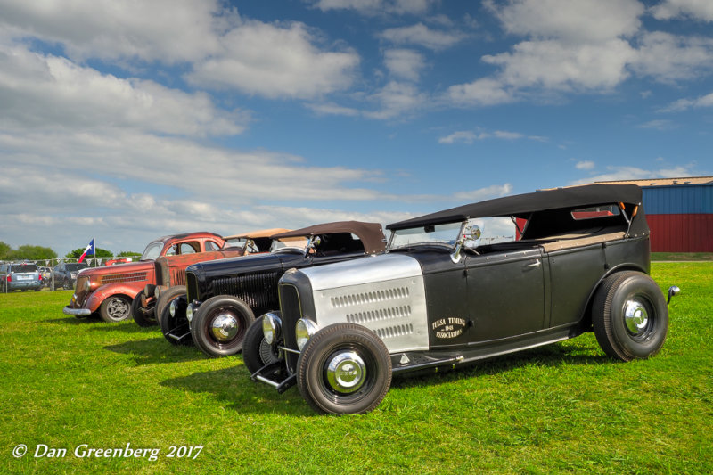 One 1936 and Three 1932 Fords