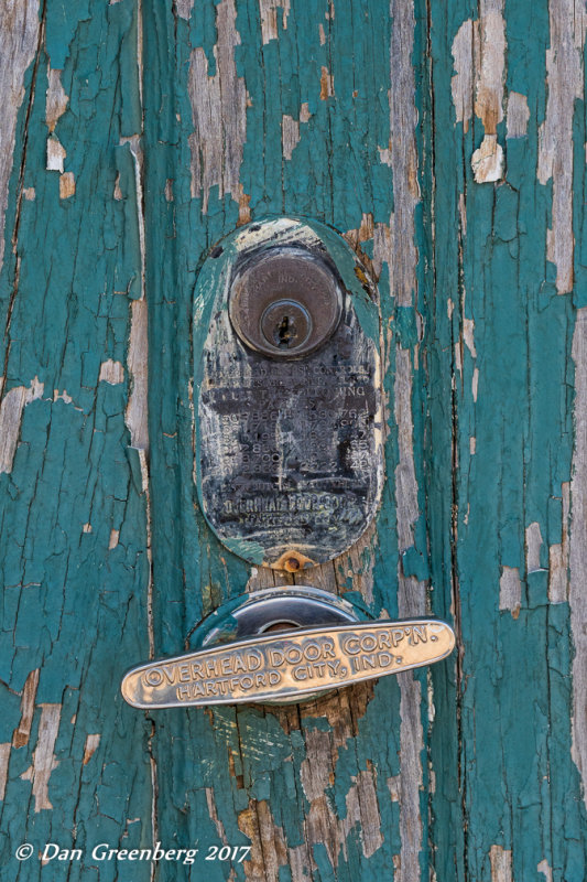 Modern Lock on an Old Door