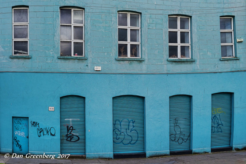 Door and Window Warp in Blue