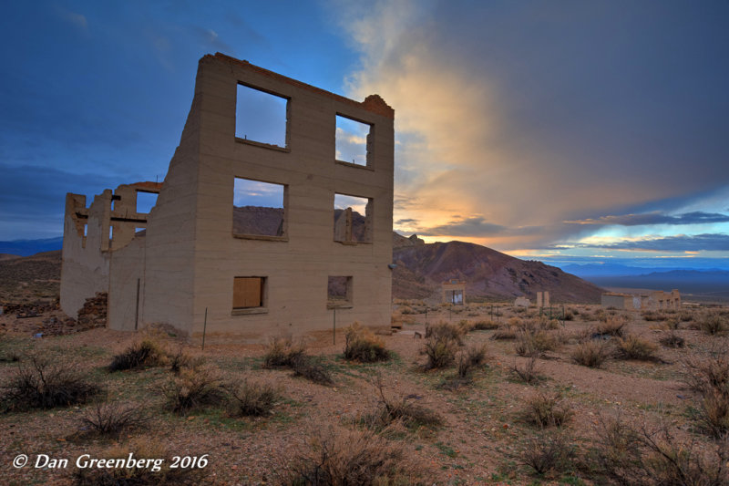 Early Morning in a Nevada Ghost Town