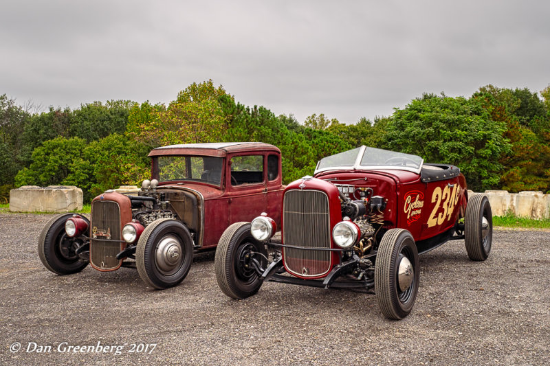 Contrasting 1930-31 Ford Model A's