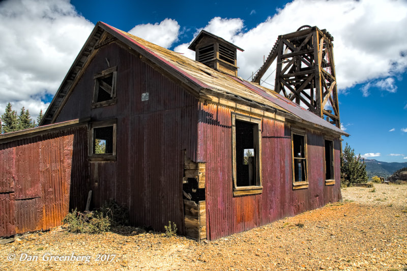 Abandoned Gold Mine Building