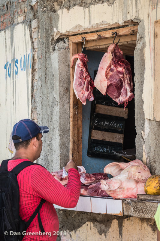 Buying Meat on the Street