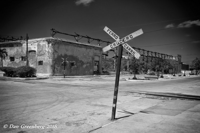 Railroad Crossing, Deserted Street