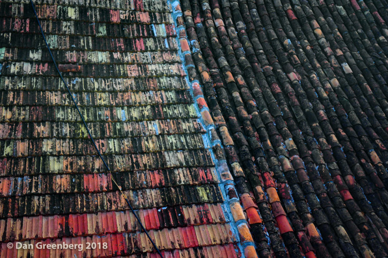 Multicolored Roof Tiles