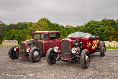 Contrasting 1930-31 Ford Model As