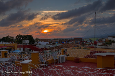 Sunset from my Private Terrace