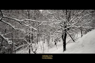 Great Snowfall 2018 - Hondarribia SPAIN