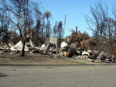 streets of debris