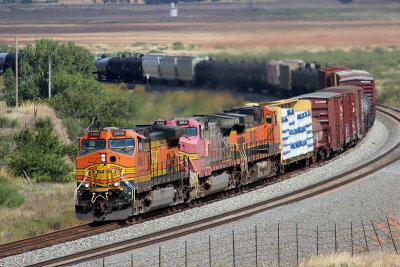 Westbound on the curve