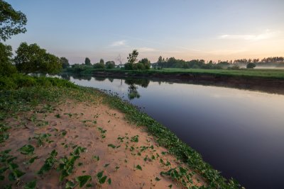 Gauja downstream from Gaujiena