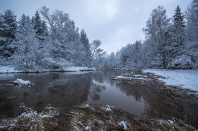 Ogre river at Ledmane