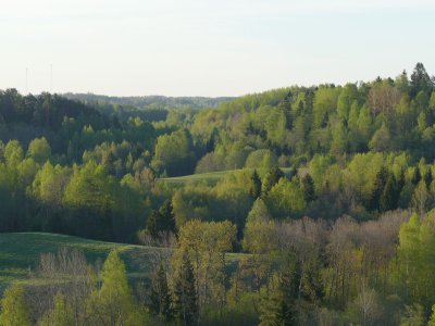 Korneti, view from Dzerves kalns