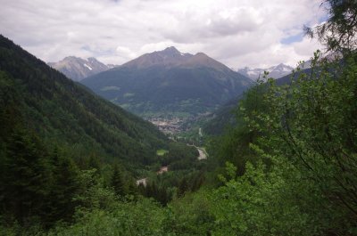 View from Val Sozzine towards Ponte di Legno