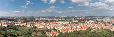 Panorama of Prague, CZ.