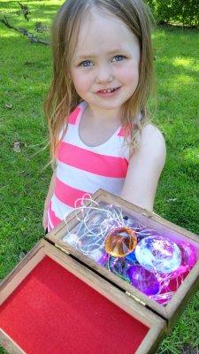 Alex found a treasure chest