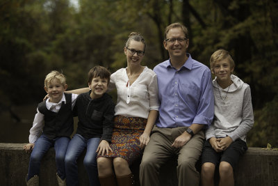 Daniel and Natasha with boys