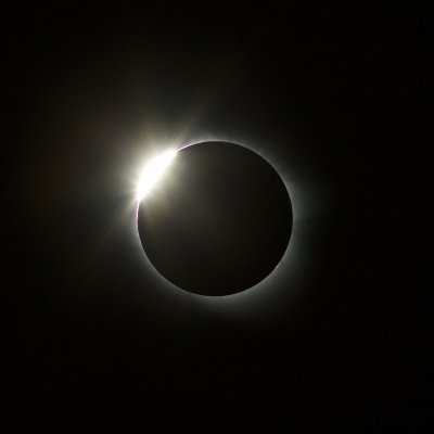 Solar Eclipse  Diamond Ring