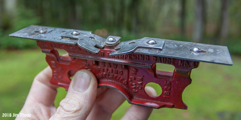 Anderson Sloped Filing Plate Raker Gauge