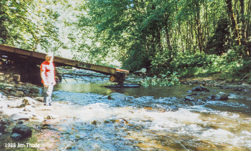 Winching across river