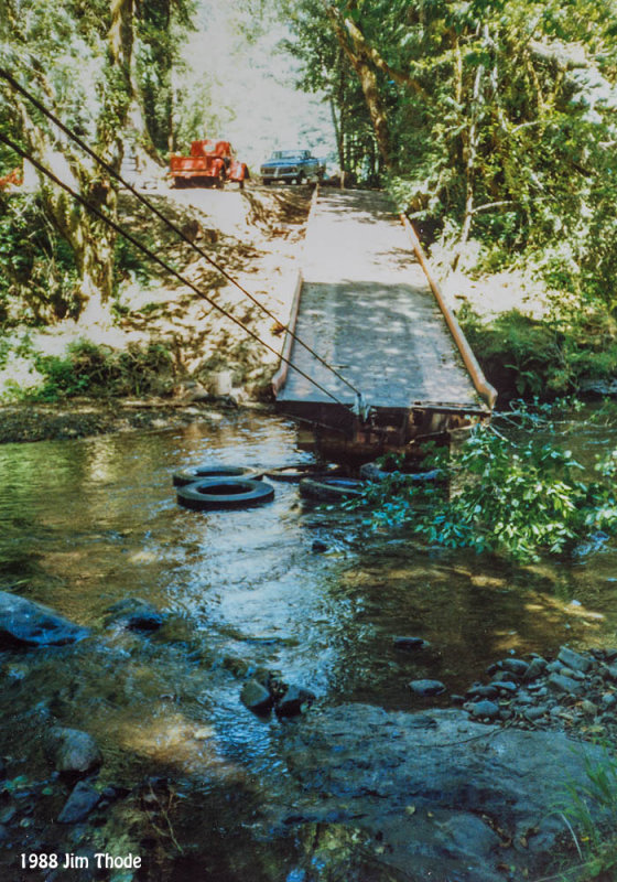 Winching across river