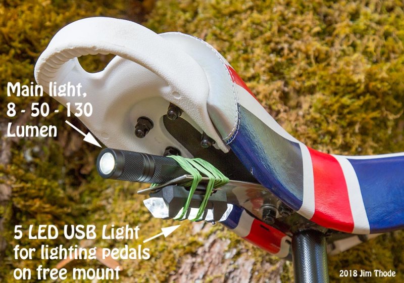 Light under saddle