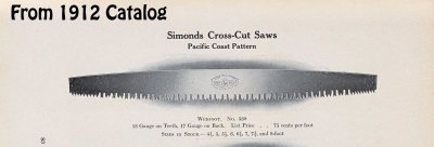 Simonds 1912 Webfoot No 530
