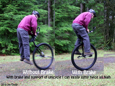 Jump Mount using brake 