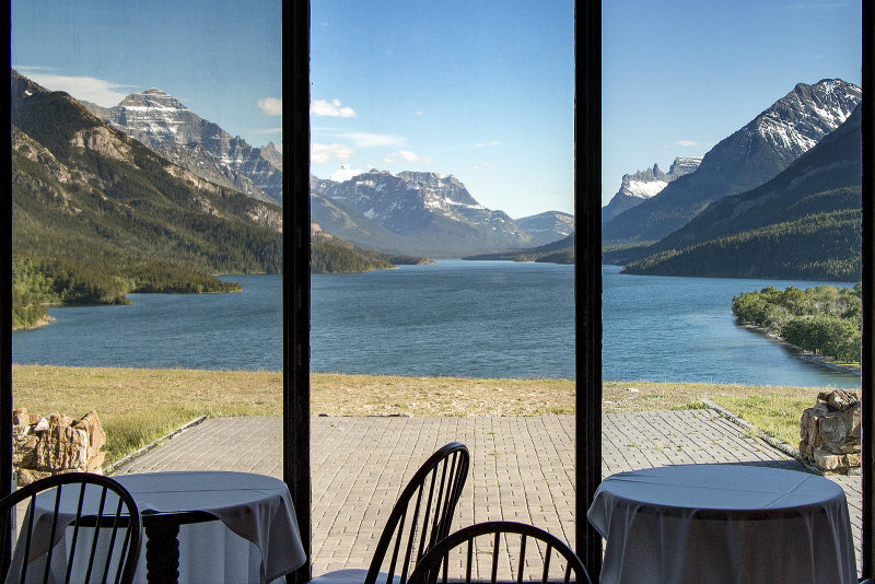 Looking South Down Waterton Lake