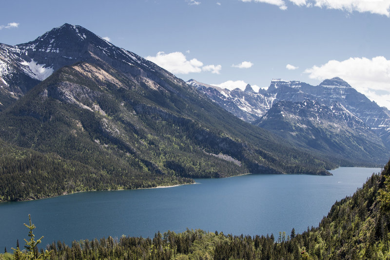 Southeast Across Waterton Lake