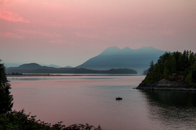 Sunset at Duffin Cove, Tofino