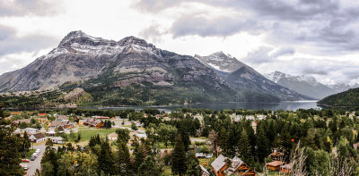 Waterton Townsite and Mt. Vimy