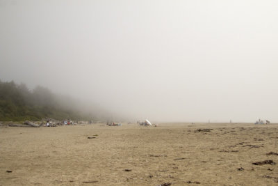 A foggy Long Beach