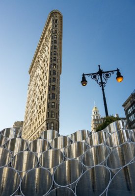 Public art installation near the Flatiron Building
